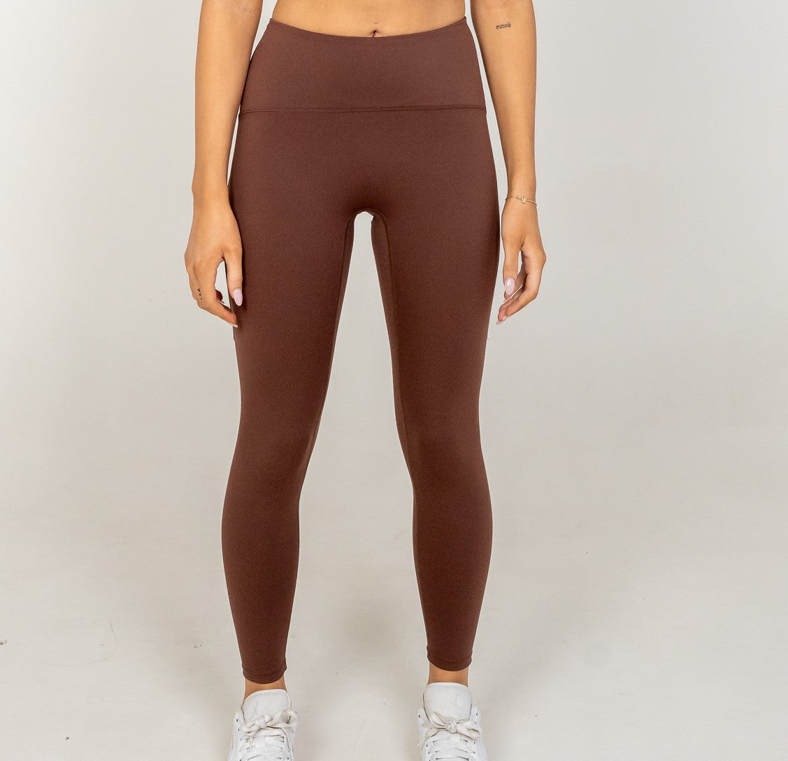 Amor Full Length Tights Brown