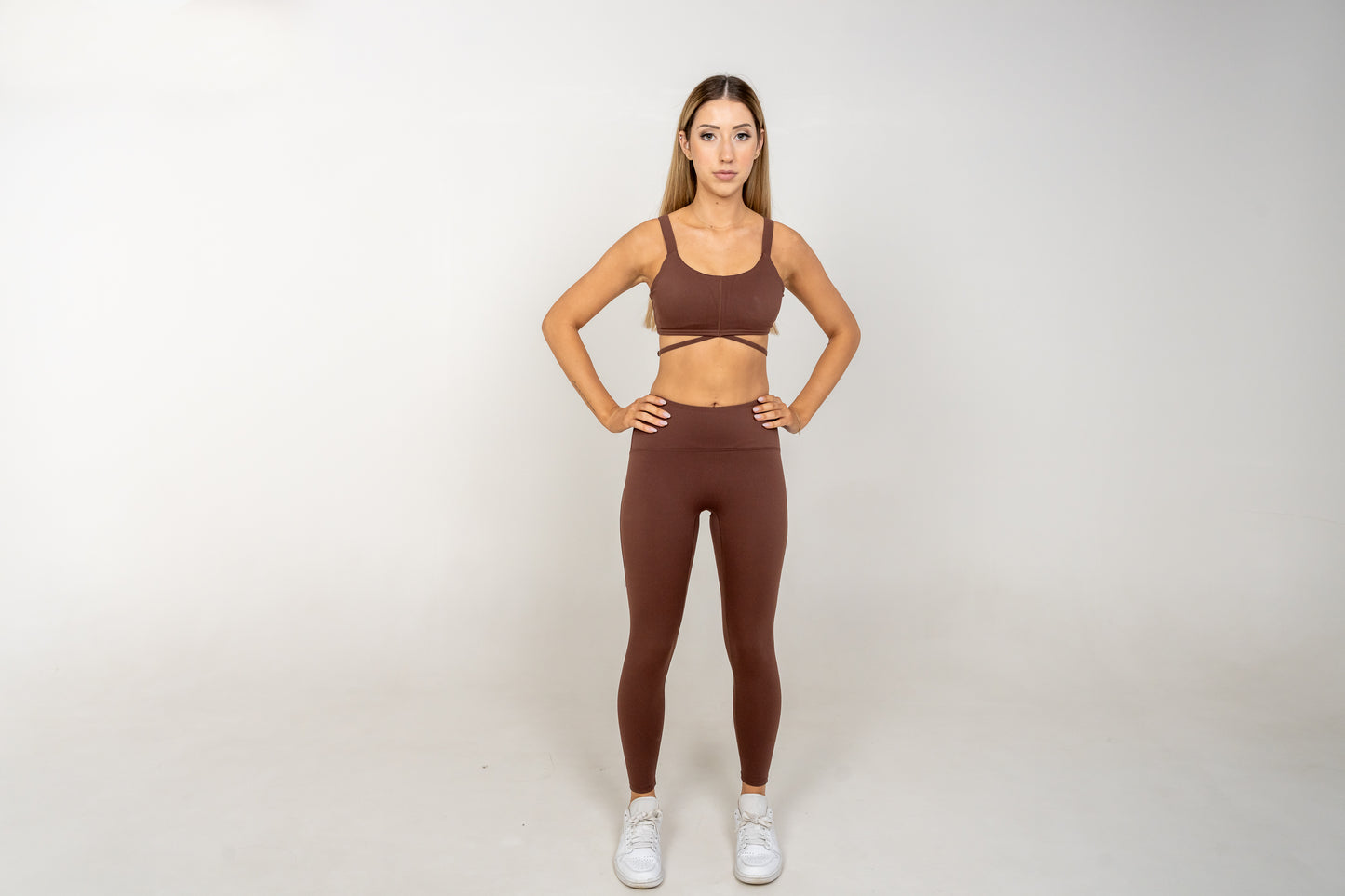 Amor Full Length Tights Brown