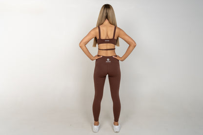 Amor Full Length Tights Brown