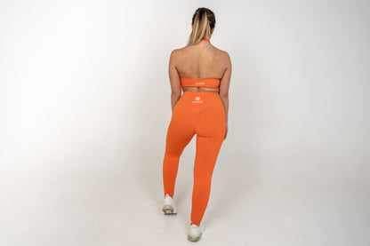 Amor Halter Crop Orange